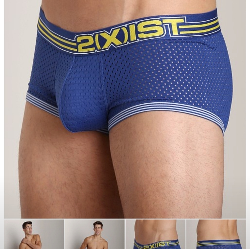 2(X)ist Sliq Mesh Trunk Navy Blue Medium